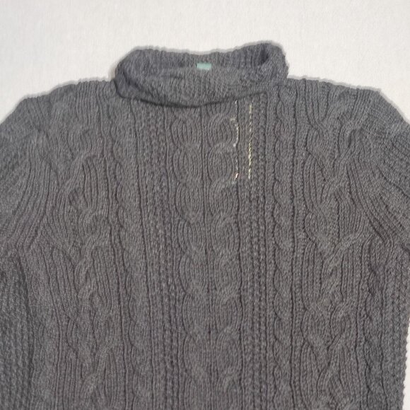 LRL Lauren Ralph Lauren knit sweater women's size M black colour turtle neck NWT - Picture 4 of 11